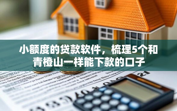 小额度的贷款软件，梳理5个和青橙山一样能下款的口子