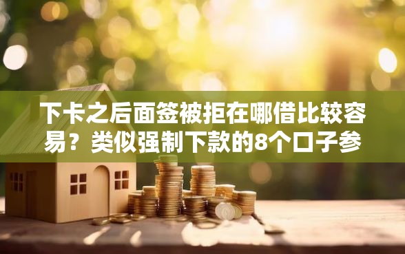 下卡之后面签被拒在哪借比较容易？类似强制下款的8个口子参考