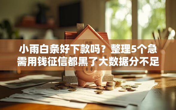 小雨白条好下款吗？整理5个急需用钱征信都黑了大数据分不足有没有平台能借