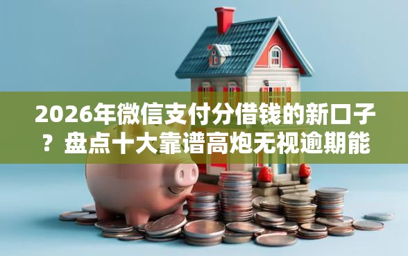 2026年微信支付分借钱的新口子？盘点十大靠谱高炮无视逾期能下的软件