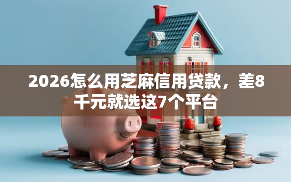 2026怎么用芝麻信用贷款，差8千元就选这7个平台