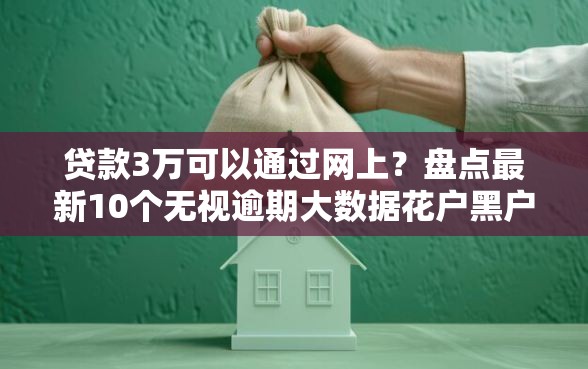 贷款3万可以通过网上？盘点最新10个无视逾期大数据花户黑户口子