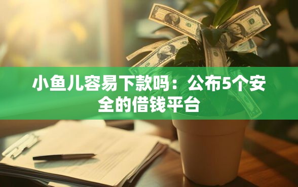 小鱼儿容易下款吗：公布5个安全的借钱平台