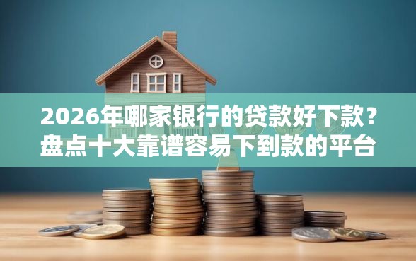 2026年哪家银行的贷款好下款？盘点十大靠谱容易下到款的平台