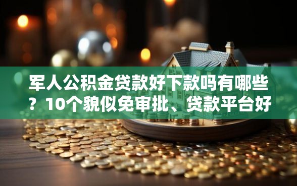 军人公积金贷款好下款吗有哪些？10个貌似免审批、贷款平台好通过合集