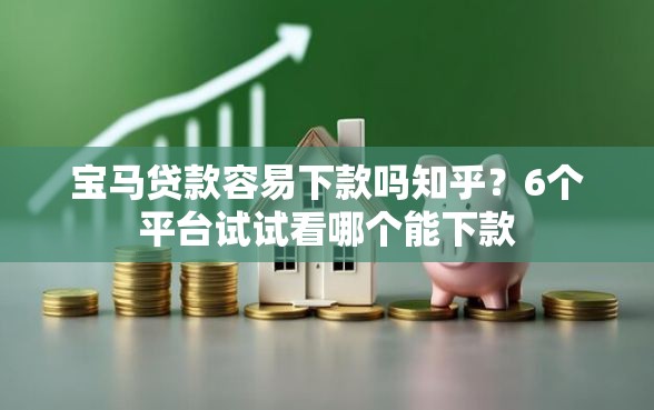 宝马贷款容易下款吗知乎？6个平台试试看哪个能下款