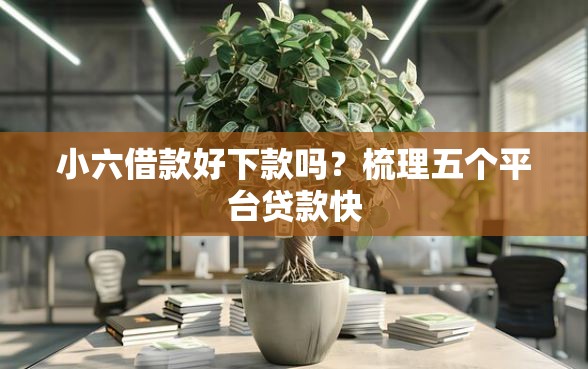 小六借款好下款吗？梳理五个平台贷款快