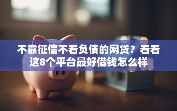 不靠征信不看负债的网贷？看看这8个平台最好借钱怎么样