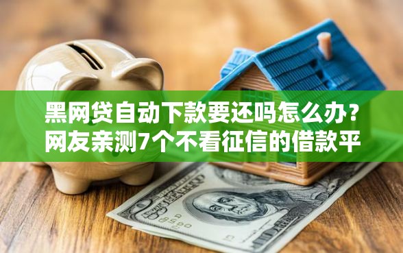 黑网贷自动下款要还吗怎么办？网友亲测7个不看征信的借款平台百分百通过盘点