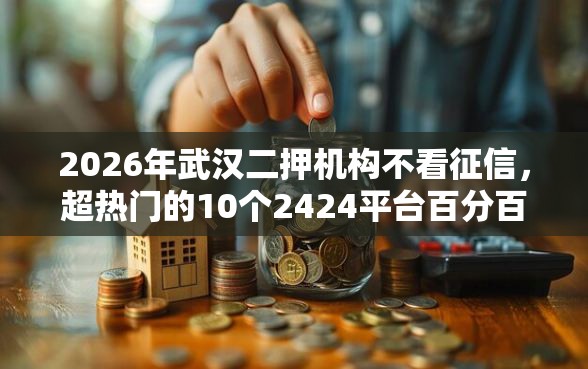 2026年武汉二押机构不看征信，超热门的10个2424平台百分百可以借到钱推荐