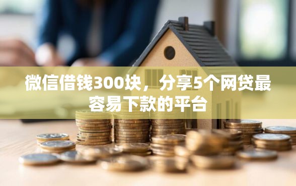 微信借钱300块，分享5个网贷最容易下款的平台