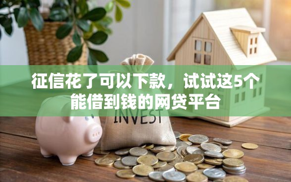 征信花了可以下款，试试这5个能借到钱的网贷平台
