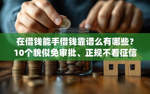 在借钱能手借钱靠谱么有哪些？10个貌似免审批、正规不看征信的小额贷款app合集