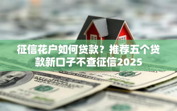 征信花户如何贷款？推荐五个贷款新口子不查征信2025