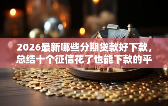 2026最新哪些分期贷款好下款，总结十个征信花了也能下款的平台！