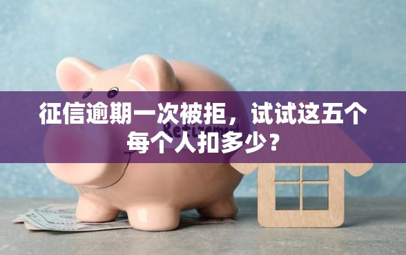 征信逾期一次被拒，试试这五个每个人扣多少？