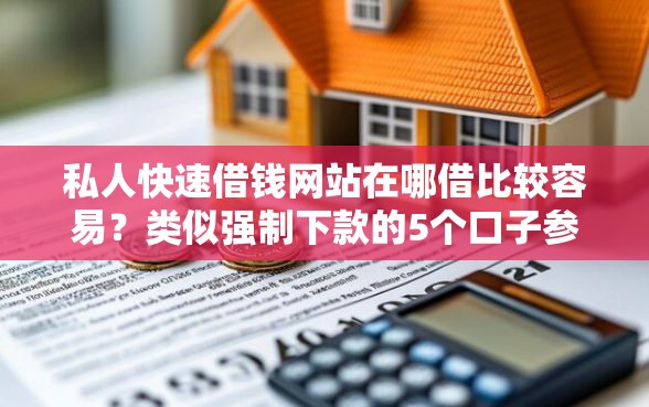 私人快速借钱网站在哪借比较容易？类似强制下款的5个口子参考