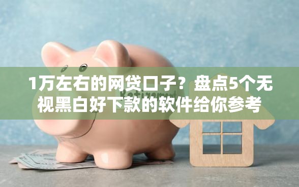 1万左右的网贷口子？盘点5个无视黑白好下款的软件给你参考