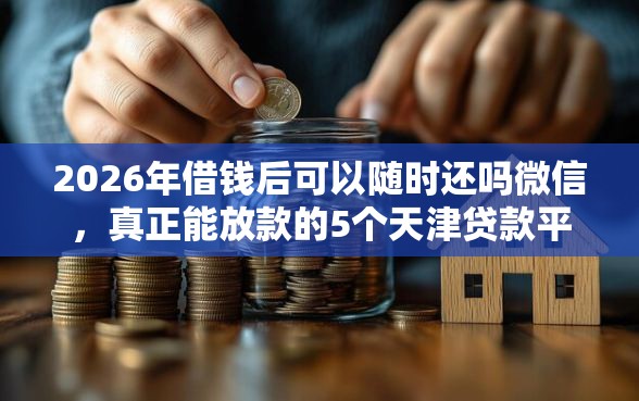2026年借钱后可以随时还吗微信，真正能放款的5个天津贷款平台推荐