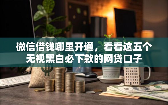 微信借钱哪里开通，看看这五个无视黑白必下款的网贷口子