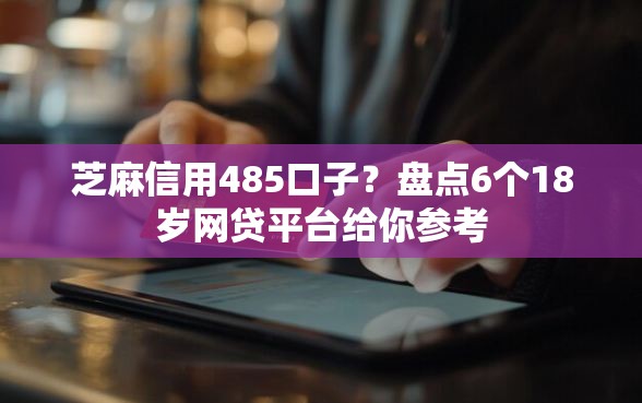 芝麻信用485口子？盘点6个18岁网贷平台给你参考