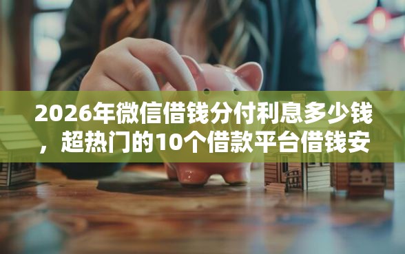 2026年微信借钱分付利息多少钱，超热门的10个借款平台借钱安全推荐