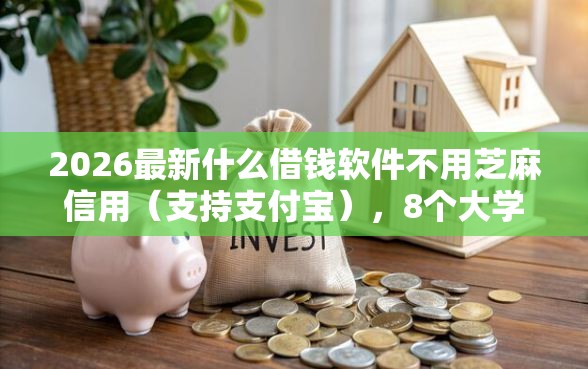 2026最新什么借钱软件不用芝麻信用（支持支付宝），8个大学生可以贷款的平台无私分享