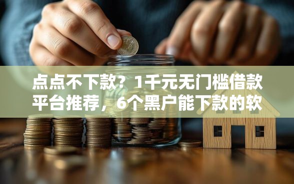 点点不下款？1千元无门槛借款平台推荐，6个黑户能下款的软件盘点
