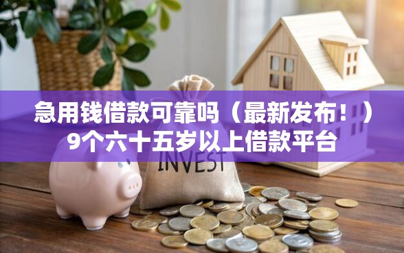 急用钱借款可靠吗（最新发布！）9个六十五岁以上借款平台