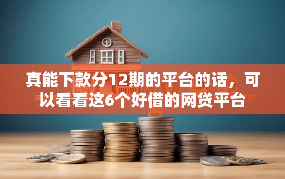 真能下款分12期的平台的话，可以看看这6个好借的网贷平台