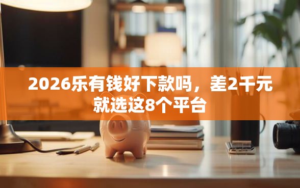 2026乐有钱好下款吗，差2千元就选这8个平台