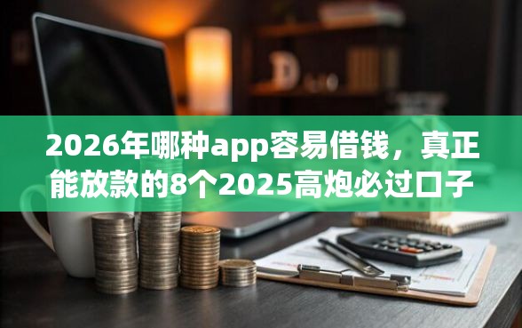 2026年哪种app容易借钱，真正能放款的8个2025高炮必过口子秒下款推荐