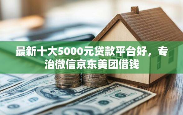 最新十大5000元贷款平台好，专治微信京东美团借钱