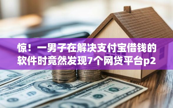 惊！一男子在解决支付宝借钱的软件时竟然发现7个网贷平台p2p前十名，事后分享了出来
