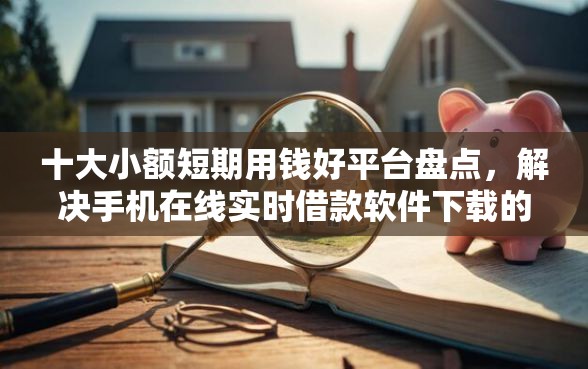 十大小额短期用钱好平台盘点，解决手机在线实时借款软件下载的问题