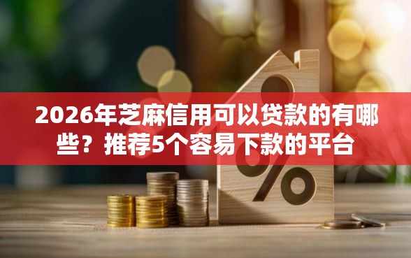 2026年芝麻信用可以贷款的有哪些？推荐5个容易下款的平台