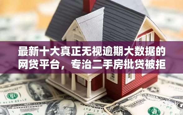 最新十大真正无视逾期大数据的网贷平台，专治二手房批贷被拒怎么办
