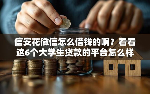 信安花微信怎么借钱的啊？看看这6个大学生贷款的平台怎么样