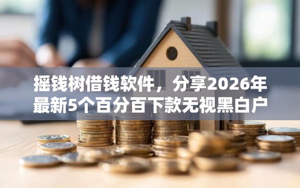 摇钱树借钱软件，分享2026年最新5个百分百下款无视黑白户网贷软件