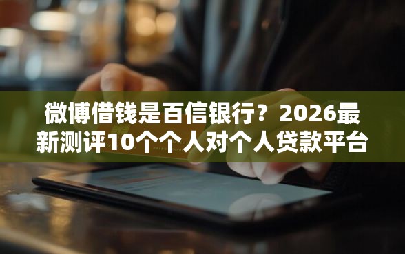 微博借钱是百信银行？2026最新测评10个个人对个人贷款平台