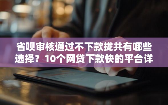 省呗审核通过不下款拢共有哪些选择？10个网贷下款快的平台详解