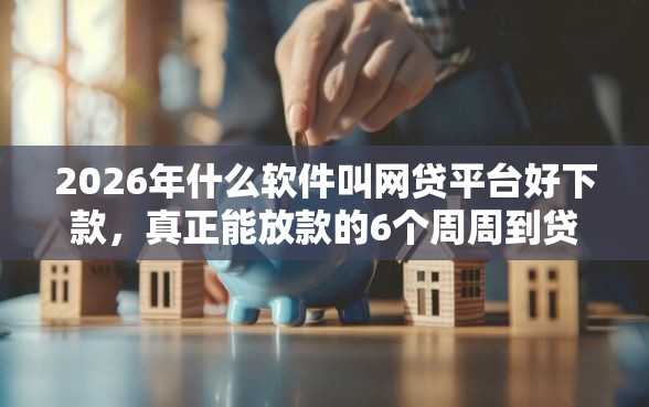 2026年什么软件叫网贷平台好下款，真正能放款的6个周周到贷款相同系列的平台推荐