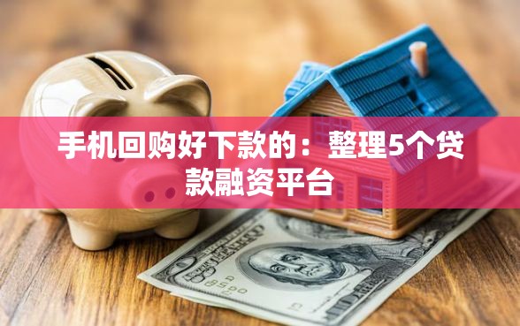 手机回购好下款的：整理5个贷款融资平台
