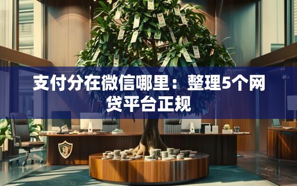支付分在微信哪里：整理5个网贷平台正规