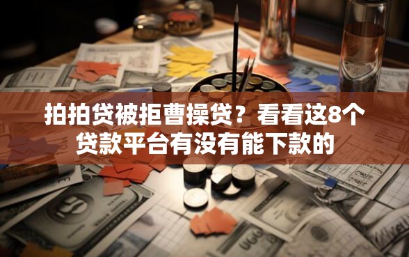 拍拍贷被拒曹操贷？看看这8个贷款平台有没有能下款的