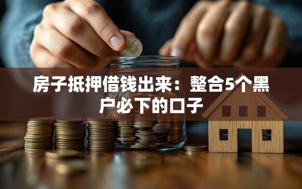 房子抵押借钱出来：整合5个黑户必下的口子
