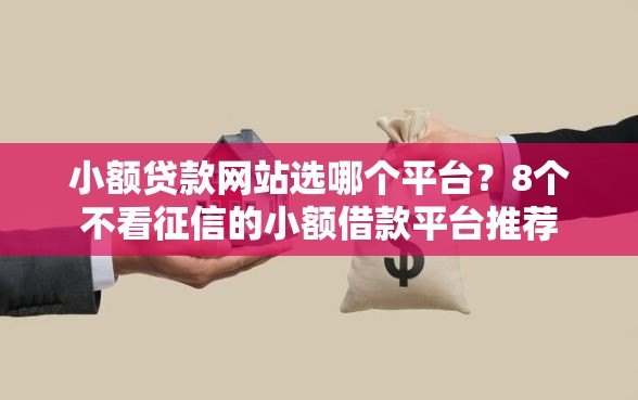 小额贷款网站选哪个平台？8个不看征信的小额借款平台推荐