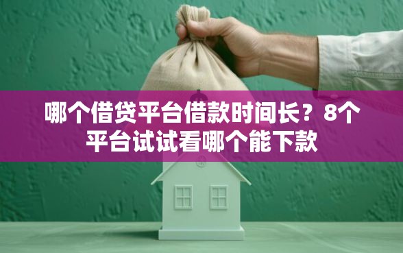 哪个借贷平台借款时间长？8个平台试试看哪个能下款