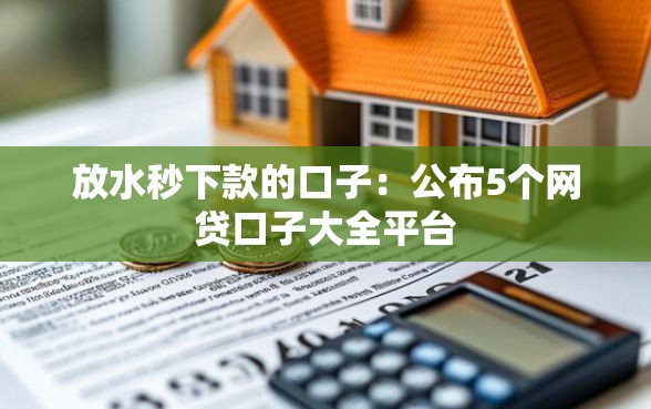 放水秒下款的口子：公布5个网贷口子大全平台
