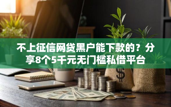 不上征信网贷黑户能下款的？分享8个5千元无门槛私借平台